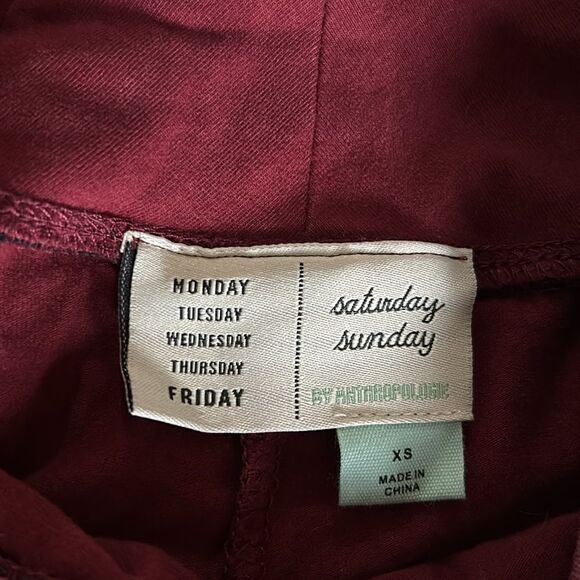 Anthropologie Saturday Sunday NWT High Rise curve hem legging’s XS - Picture 10 of 10